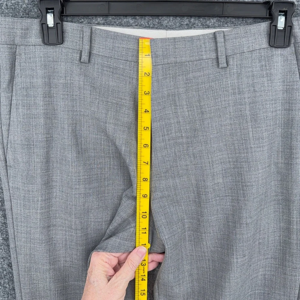 J.Crew Thompson Voyager Dress Pants Mens 34x32 Gray Slim Fit